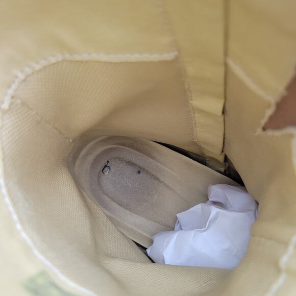 Bussola Size 39/8.5 Caramel Leather Ankle Boots Booties Lined Comfort Side Zip - Picture 11 of 13